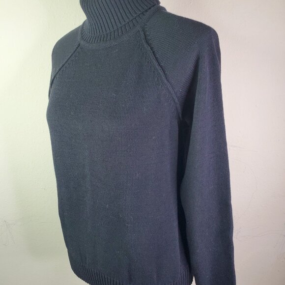 Karen Scott Womens Black Cotton Turtleneck Sweater XS - Picture 4 of 11